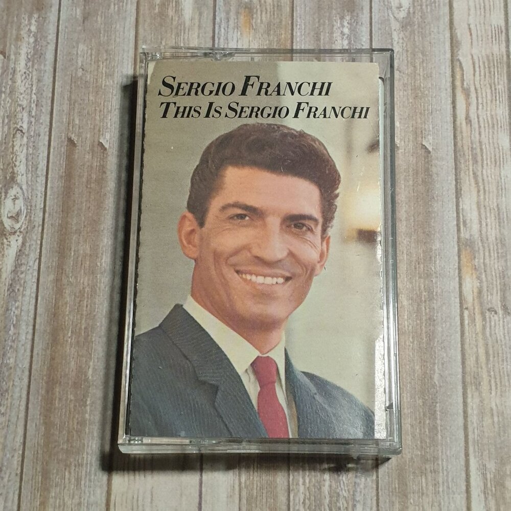 Sergio Franchi This Is Sergio Franchi Cassette Album BMG 1988 Vintage Romanza